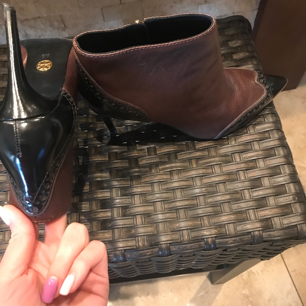 Tori Burch high heeled ankle boots